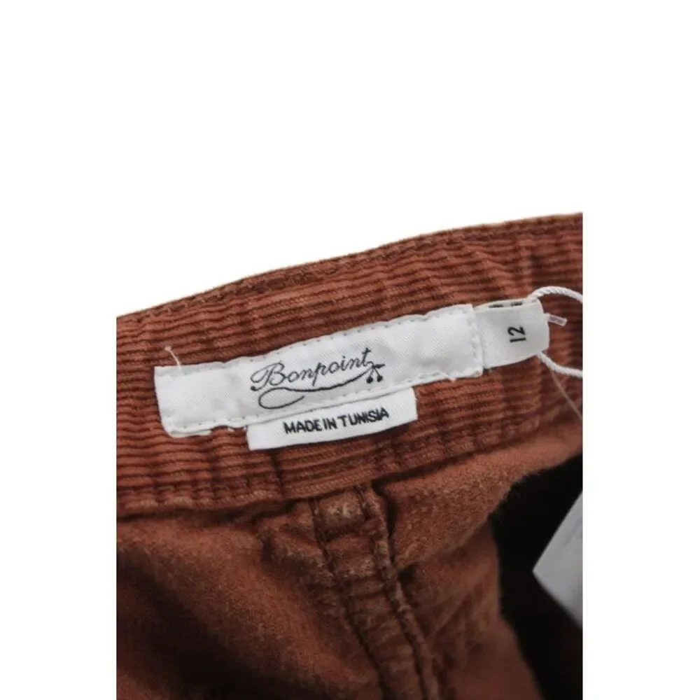 Bonpoint Girls Cotton Corduroy Pants Orange Size 12